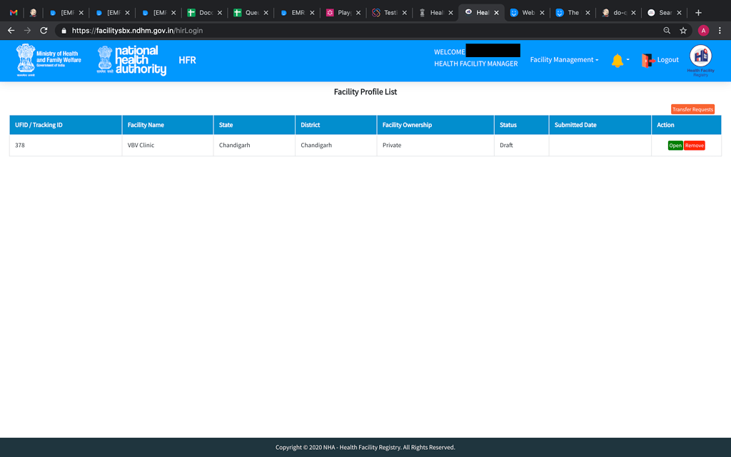 UFID Credentials Not Received Unable To Login To Facility Portal 